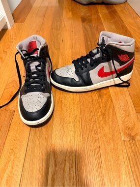 Jordan Sneakers in Black, Gray & White